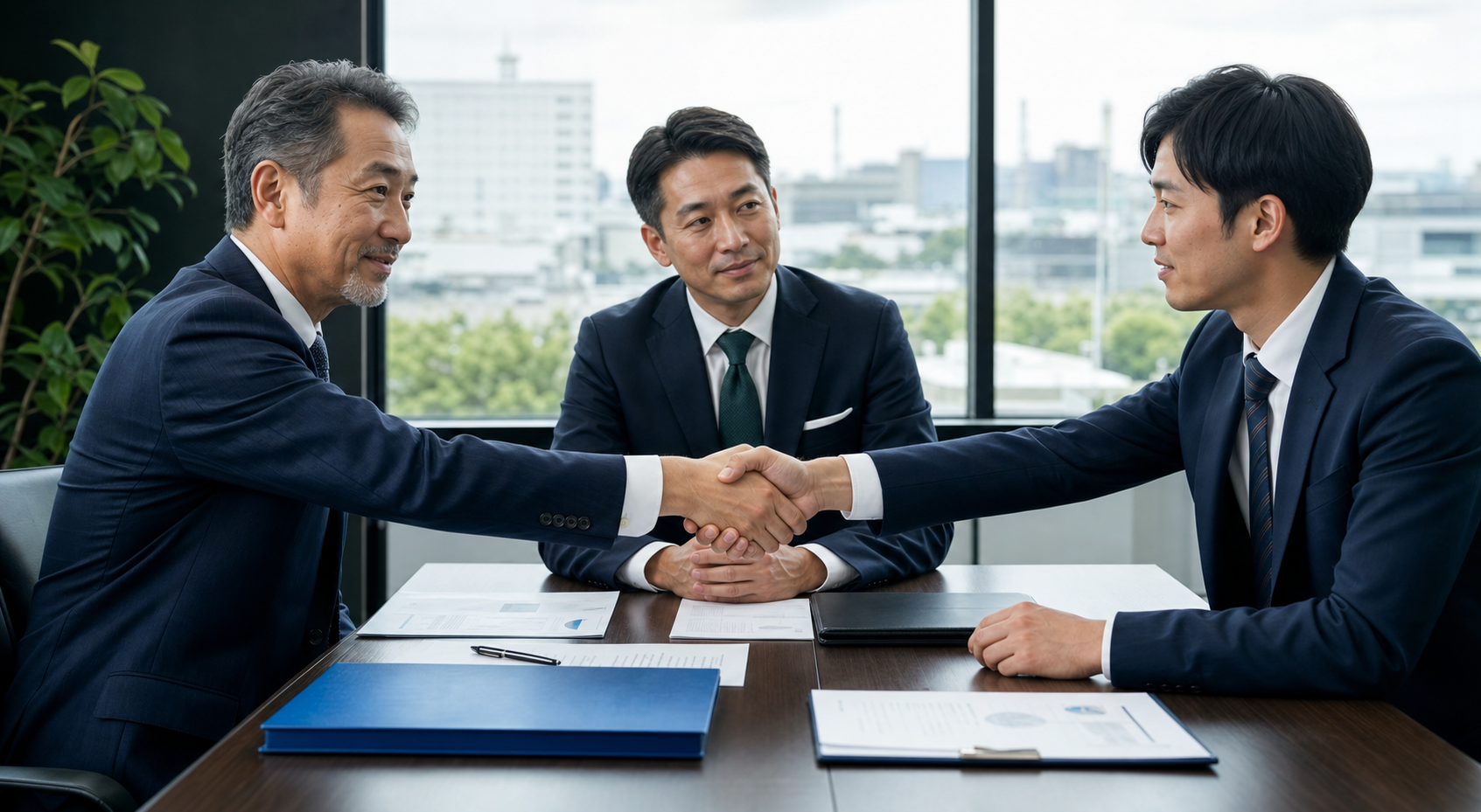 会社売却の条件交渉ミーティング